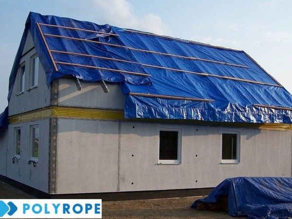 Tarpaulin Cover Roof Building construction heavy - Main image