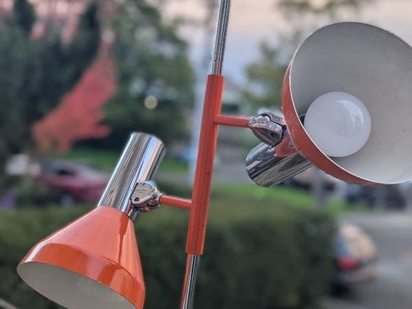 1960s Space Age double spotlight floor lamp - Main image