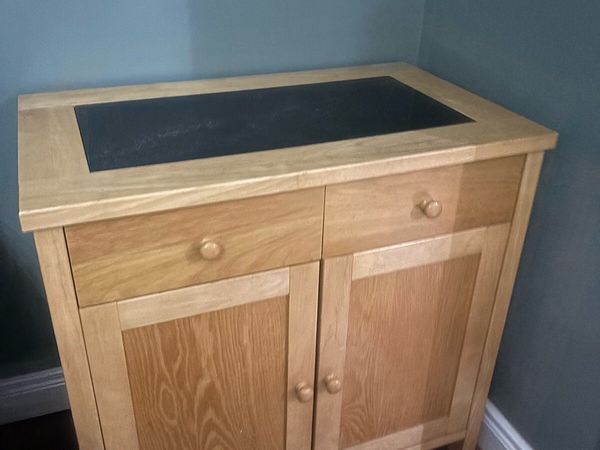 Solid wood and granite dresser - Main image