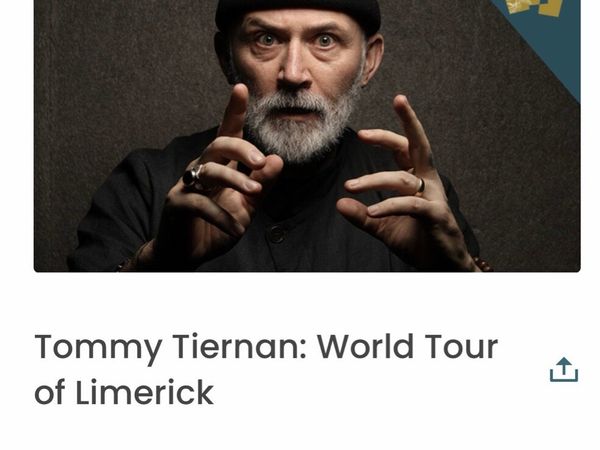 2 x tix Tommie Tiernan Lime Tree Limerick Oct 29th - Main image