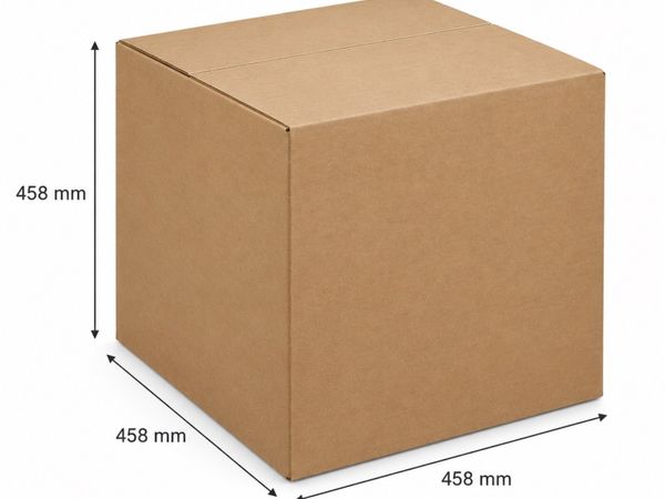 Cardboard boxes - 10 new flatpacked - Main image