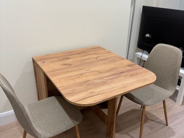 JYSK ALLING Extendable Tables + 4 BISTRUP Chairs - Main image
