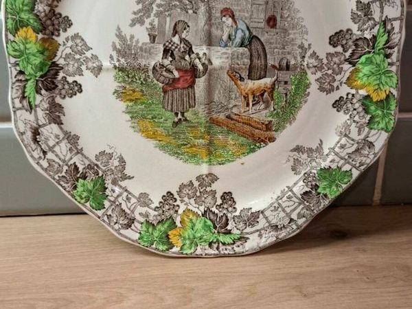 Vintage Copeland Spode Byron Series Plate Set - Main image