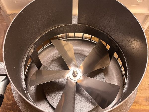 Electric Chimney Fan - down draught cowl - Main image
