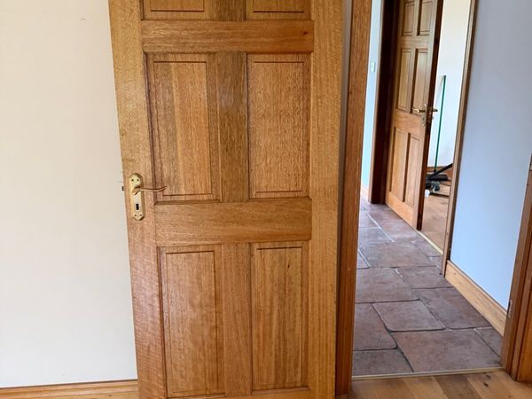 12 Solid Mahogany Doors 32 inches by 80 inches - Main image