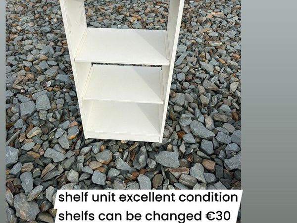 white book shelf - Main image
