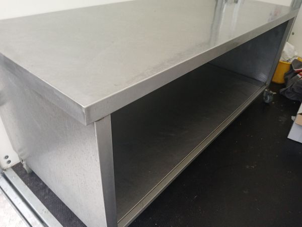 Staneless steel cabbinet  table delivered - Main image