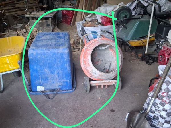 Cement mixer and Mortar bin - Main image