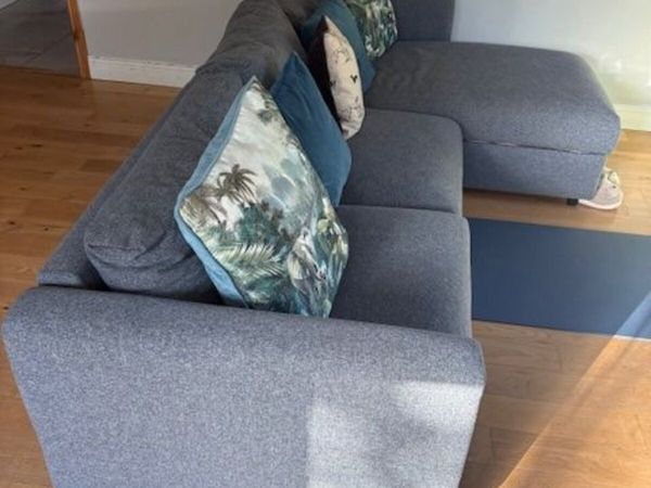 L-Shape Sofa & Bed combination (foldable) - Main image