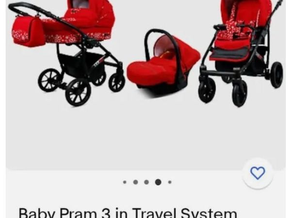 Massive sale lovely 3in1 flower Travel system + - Main image
