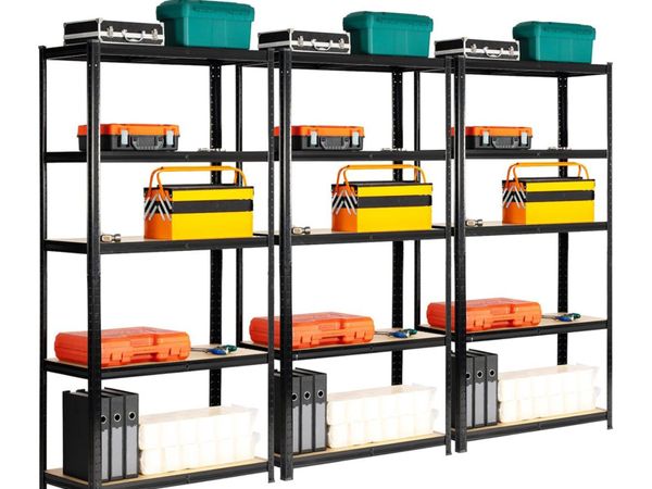 3 BAY SHELVING OFFER! | Black | 400mm Deep | Ref:B - Main image