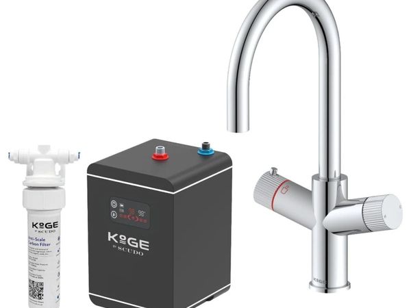 Bathshack Instant Hot Water Kitchen Tap - Chrome - Main image