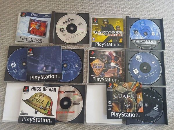 6 Original PlayStation 1 Games  Complete with Manuals   E30 Each - Main image