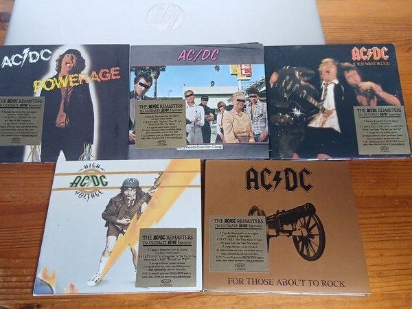 ACDC 5 CD Albums  Epic Remasters Collection  Excellent Condition - Main image