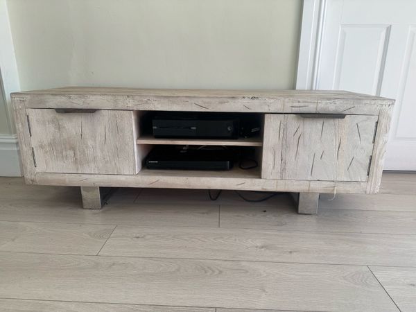 Large Solid Wood TV / Media Unit – 138cm - Main image