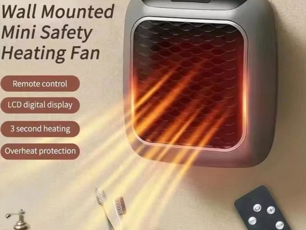 Mini electric Heater with Remote - Main image