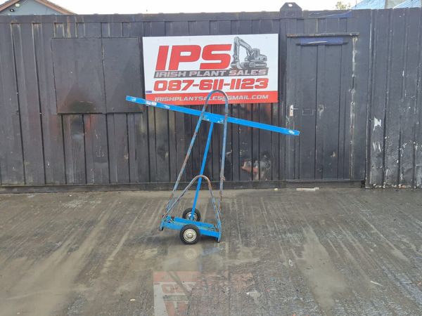 Upright plasterboard and slab trolley - Main image