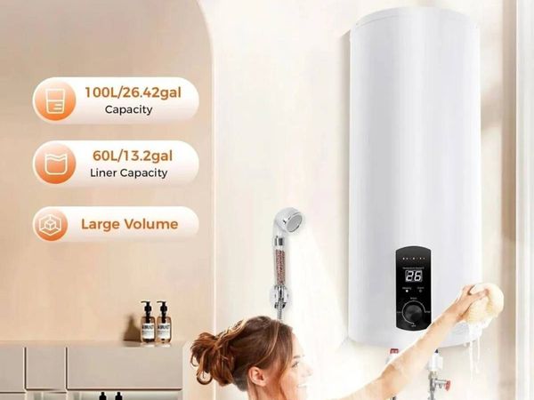 Electric Water Heater 100L 2000W Storage Cylinder - Main image