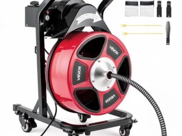 Drain Cleaner Machine 15m x 13mm, Manual Feed Sewe - Main image