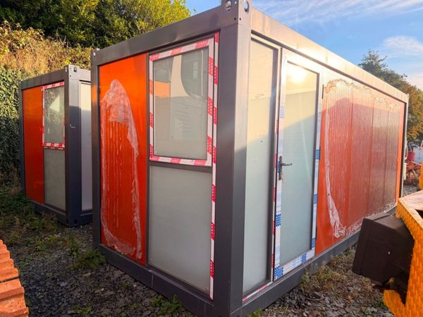 New 20ft Portable Office / Garden Room  Needs Fini - Main image