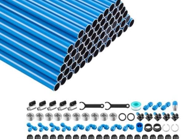 Air Compressor Line Piping Kit, Total 71.3 m x 17. - Main image