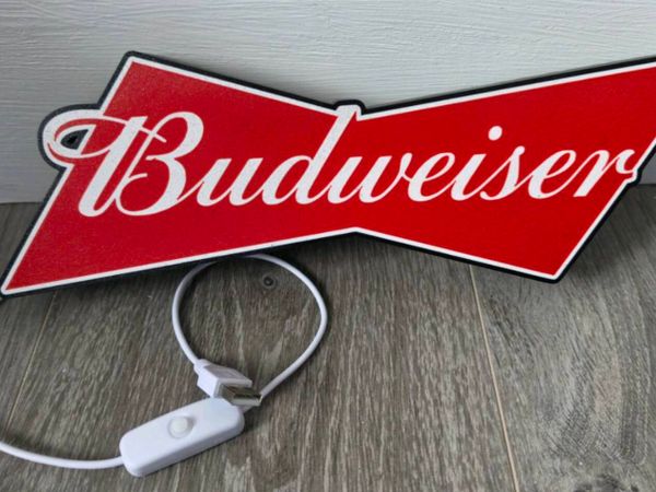 Budweiser logo Bar light - Main image