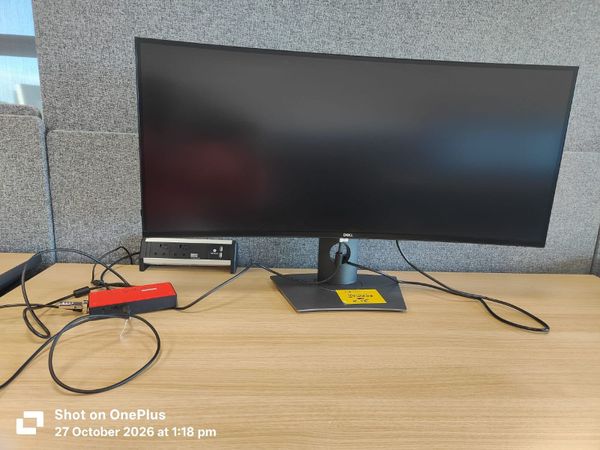 Dell U3417W 34" Curved Ultrawide Monitor - Main image