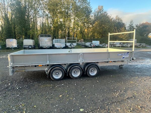 New Ifor Williams 16x6.6 Dropside Trailer - Main image