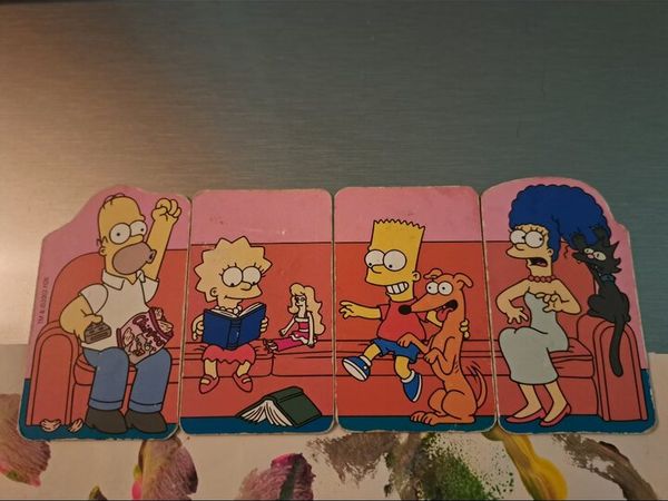 Simpsons fridge magnets couch scene - Main image