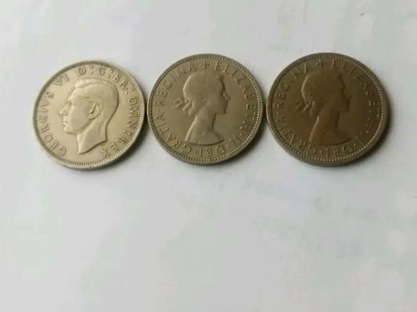 3. Vintage English Half Crowns - Main image