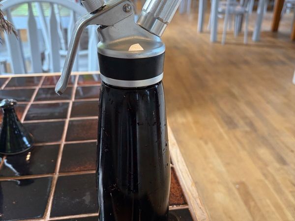 Stainless steel whipped cream dispenser - Main image