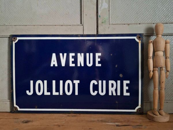 Vintage French Enamel Street Sign - Main image