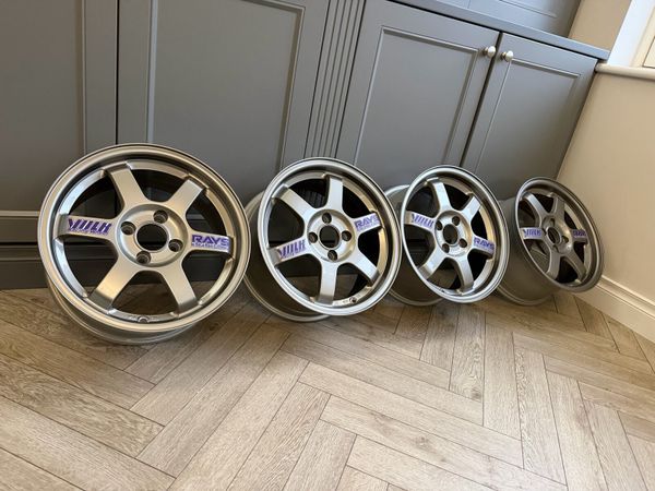 Alloy wheels rays TE37 4X100 15” - Main image
