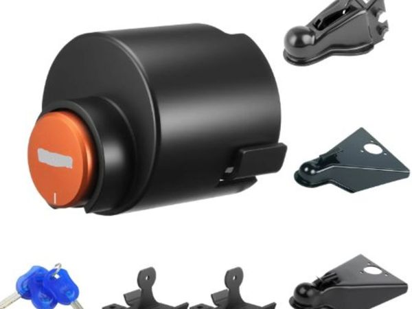 Trailer Lock, Fits 50.6 & 58.6 mm Straight Tongue - Main image