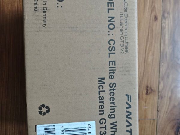 Fanatec McLaren GT3 V2 Wheel – New, Sealed - Main image
