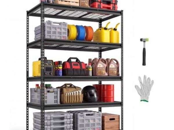Storage Shelves, 5-Tier 1361 kg Garage Shelving 12 - Main image