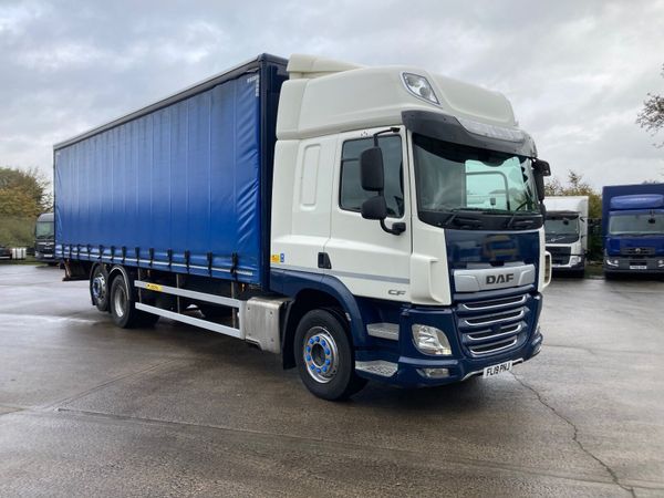 2019DAF cf 340 6x2 30 ft curtainside - Main image
