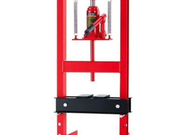6 Ton Shop Press H-Frame Garage Benchtop Bottle Ja - Main image