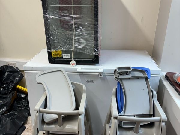 Freezer and Fridge,catering high chairs - Main image