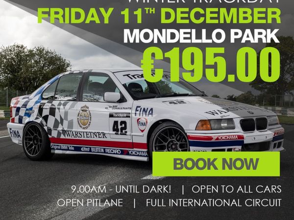 Next Trackday: Friday 11th December Mondello Park - Main image