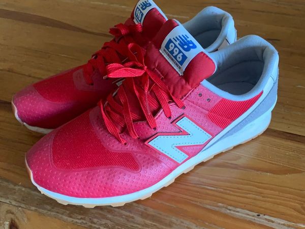 Red Cloth Nylon New Balance Runners - Main image