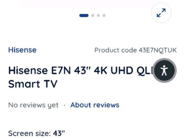 Hisense 4k tv - Main image