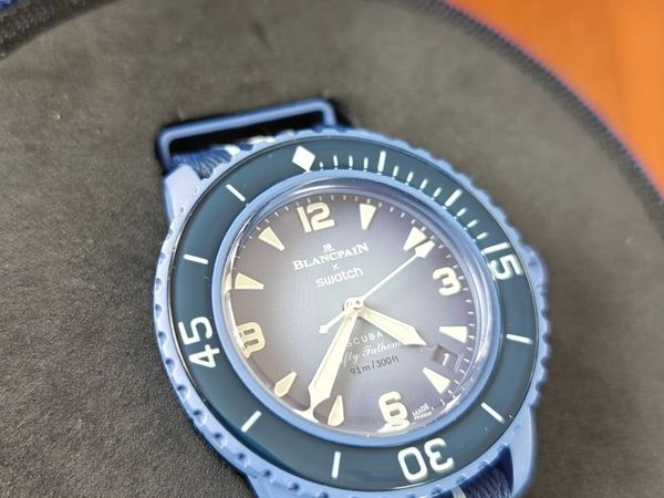 Swatch Blancpain Fifty Fathoms watch - Main image