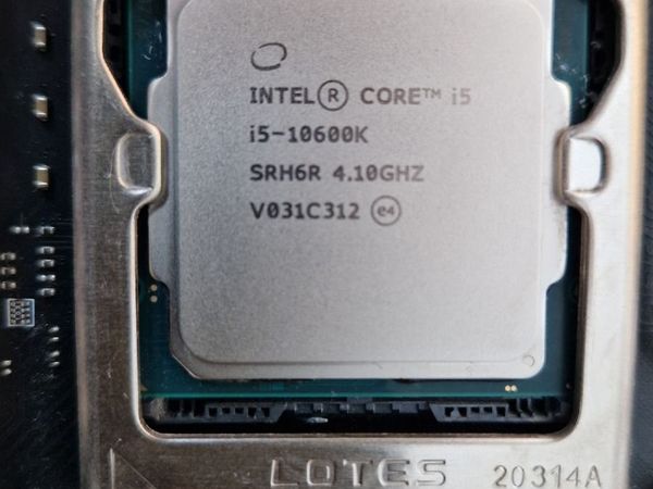 Intel i5-10600k CPU with Motherboard - Main image
