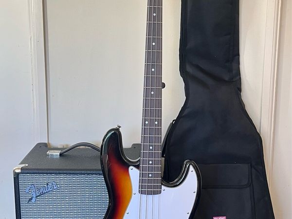 Aria Pro II Bass Fender Rumble 25 Amp Bag & Stand - Main image