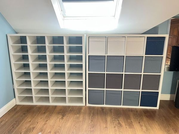 4 x Ikea kallax shelving units - Main image