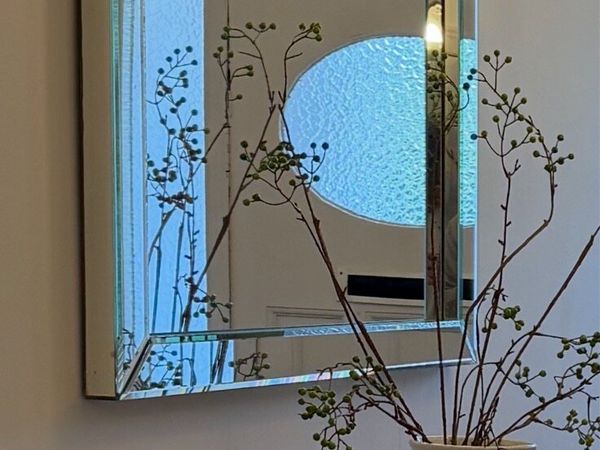 Large Venetian-Style Bevelled Glass Wall Mirror - Main image