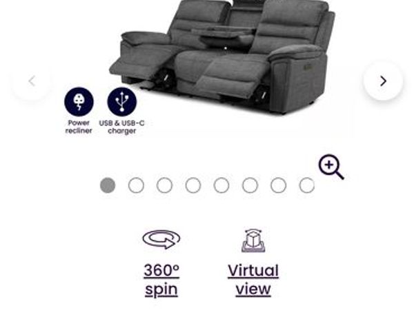 DFS Lawson 3 + 1 electric recliner - Main image