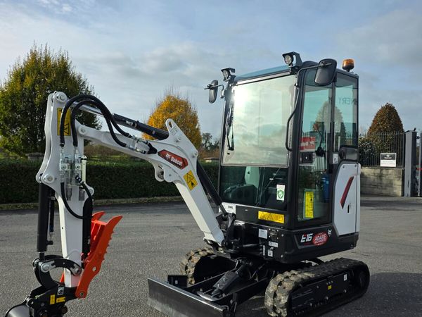 NEW Bobcat E16 Mini Digger | From €104 p/ week - Main image
