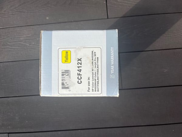 Compatible HP CF412X Yellow 410X Toner - Main image